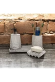 Şık Tasarımlı Beton Banyo Seti - 4 Parça - 4
