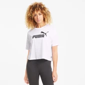 Puma 586866 02 Ess Cropped Logo Tee Kadın T-shirt - 1