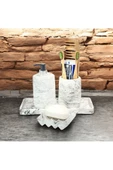 Şık Tasarımlı Beton Banyo Seti - 4 Parça - 1