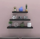 3'lü Duvar Rafı - 1