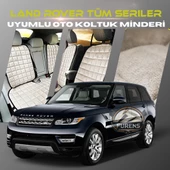 Land Rover Tüm Serilere Uygundur Bej Renk Tay Tüyü Cepli & Terletmez Sırtlı Oto Koltuk Minder Seti - Koltuk Koruma Kılıfı (ÖN & ARKA TAM SET) thumbnail 1