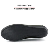 Erkan Saçmacı Emma Haki Yılan Hakiki Dana Derisi Fiyonklu Yuvarlak Burun Dolgu Topuklu Günlük Ayakkabı thumbnail 7