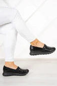 Erkan Saçmacı Reagan Siyah Yılan Hakiki Deri Günlük Ayakkabı - 1