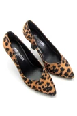 Erkan Saçmacı Jatqılı Exclusive Leopar Kadeh Topuklu Ayakkabı - 1