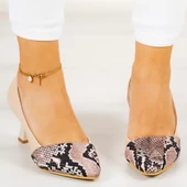 Erkan Saçmacı Laura Ten Yılan Topuklu Ayakkabı - 3