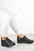 Erkan Saçmacı Tamsin Siyah Hakiki Deri Günlük Ayakkabı - 2