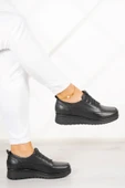 Erkan Saçmacı Tamsin Siyah Hakiki Deri Günlük Ayakkabı - 1