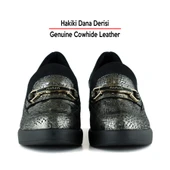 Erkan Saçmacı Catherine Gümüş Yılan Hakiki Dana Derisi Dolgu Topuklu Streç Günlük Ayakkabı thumbnail 4