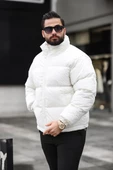 ERKEK DİK YAKA KIŞLIK FLOK MONT - 10