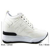 Erkan Saçmacı Maria Beyaz Gizli Dolgu Günlük Ayakkabı thumbnail 2