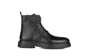 Hakiki Deri Erkek Fermuarlı Postal Bot 1357 M 1000 Siyah - 1