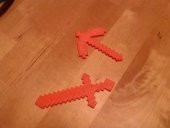 Minecraft Araçları: Kazma, Balta, Kürek, Kılıç Oyuncak - 6