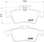 Peugeot 508 Arka Fren Balatasi (2010-2018) 1.6 VTI, 1.6 HDI, 2.2 HDI, 2.0 HDI, 1.6 L THP 440601689R - 2