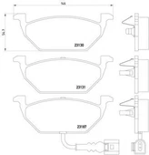 Skoda Octavia Ön Fren Balata (1997-2012) 1.6, 1.4TSI, 1.9 TDI, 1.6 TDI, 1.6 FSI 1K0698151D thumbnail 2
