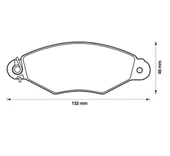 Renault Kangoo Ön Fren Balata (1998-2011) 1.9, 1.4, 1.5 DCI 7701208142 thumbnail 1