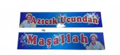 Azıcık Ucundan ve Maşallah Baskılı Sünnet Arabası Plakalık* - 1