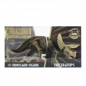 Sert Plastik Dinozor Figürü Triceratops - 1