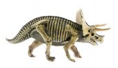 Sert Plastik Dinozor Figürü Triceratops - 4