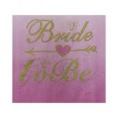 BRİDE TO BE  GOLD PEMBE PEÇETE 16LI - 1