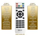 AKILLI PROJEKSİYON KUMANDA UNIVERSAL TÜM MODELLERE UYUMLU V4 RK-41 thumbnail 1