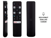 TCL RC 802V FMR1 50'' - 55'' ANDROID TV SESLİ KONTROL AKILLI LCD-LED TV KUMANDA thumbnail 2