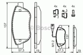 Opel Corsa Ön Fren Balata (2007-2011) 1.3 CDTI 77365379 - 3