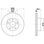 Peugeot Boxer Ön Fren Disk (2002-2015) 2.2, 2.0 HDI, 2.2 HDI 1300501080 thumbnail 1