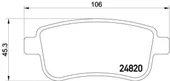 Renault Fluence Arka Fren Balatasi (2009-2016) 2.0, 1.6, 1.6 DCI 440603734R - 1