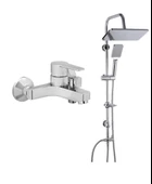 Artema Nora S Banyo Bataryası + Duxxa Mirage Krom Tepe Duş Seti - 1