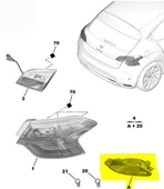 Fiat Punto Evo Arka Sis Sağ (2009-2011) 1.4, 1.2 6351LG - 1