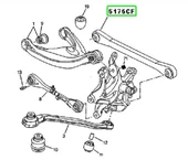 Peugeot 407 Salincak Arka (2004-2011) 2.0, 1.6 HDI, 2.0 HDI 5175CF - 2