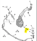 Citroen C5 Ek Depo Su Seviye Musuru (2000-2009) 2.0, 2.0 HDI, 1.6 HDI 643479 - 1