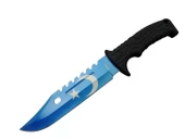 Ayyıldız MF013BL Mavi Av Bıçağı 31cm - Testere Detaylı Bıçak, Kılıflı, Plastik Sap - 1