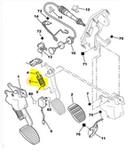 Citroen Berlingo Debriyaj Pedali (2008-2019) 1.6 HDI 2148K6 - 2