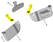 Citroen C1 Güneşlik (2014-2017) 1.0 8143LH - 1