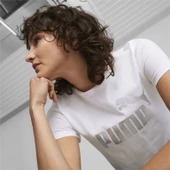 Puma 848303 Ess Metallic Logo Tee Kadın T-shirt - 3