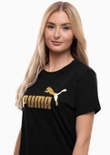 Puma 848303 Ess Metallic Logo Tee Kadın T-shirt - 11