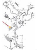 Volkswagen Golf Su Flanşi (2004-2009) 1.4TSI 1K0121087D thumbnail 3