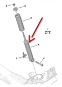 Citroen C4 Picasso Arka Amortisör (2013-2016) 1.6 HDI 9806083180 - 1