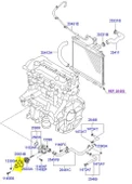 Hyundai İ10 Termostat Kapaği (2010-2016) 1.2 2563103000 - 2