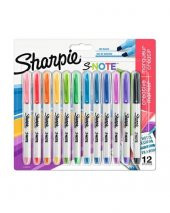 Sharpie Kreatif Marker Kesik Uç 12'li Kalem Seti 8233 - 1