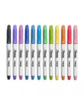 Sharpie Kreatif Marker Kesik Uç 12'li Kalem Seti 8233 - 2