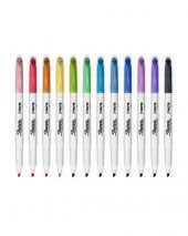 Sharpie Kreatif Marker Kesik Uç 12'li Kalem Seti 8233 - 3