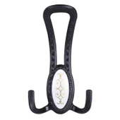 4 ADET Seçil Siyah Metal Portmanto Vestiyer Duvar Dolap Elbise Mobilya Kapı Askısı Askılığı - 6