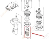 Renault Laguna Ön Amortisör Koruğu (2001-2008) 1.9, 1.6, 2.0, 1.9 DCI 8200217057 thumbnail 2