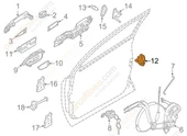 Nissan Juke Kapi Kilidi Karşiliği (2010-2013) 1.6, 1.5 DCI 80570AA20A - 2