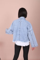 Aktuel Giyim 5114-1 Fermuarlı Torba Cep Ceket - 2