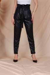 Aktuel Giyim 3721 Yüksek Bel Kuşaklı Pantolon - 4