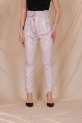 Aktuel Giyim 3721 Yüksek Bel Kuşaklı Pantolon - 11