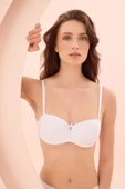 Nbb Sırtı Şeffaf Balenli Destekli Sütyen - 7